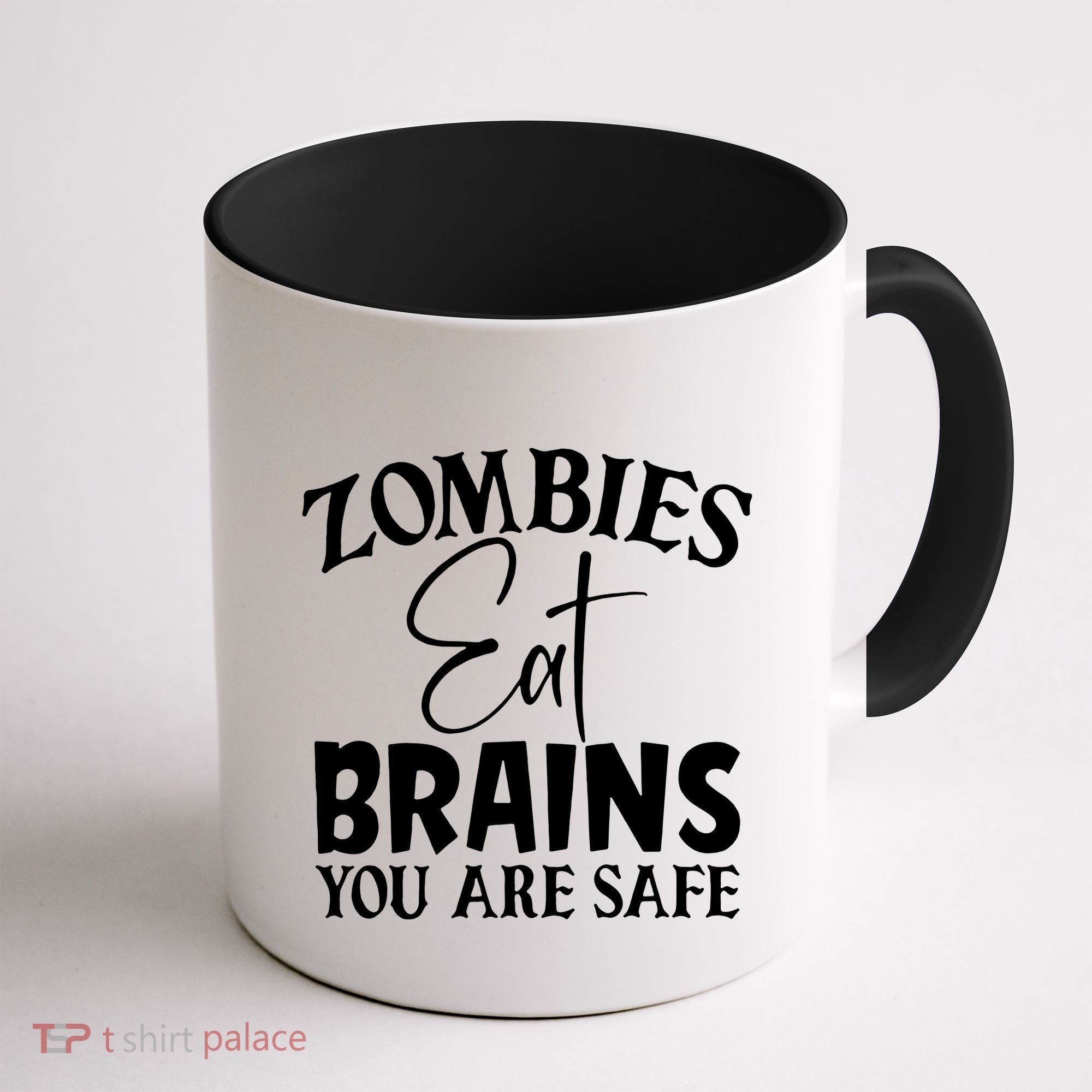 Zombies Brains Safe Coffee Mug