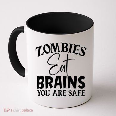Zombies Brains Safe Coffee Mug