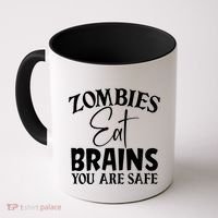 Zombies Brains Safe Coffee Mug thumb 0