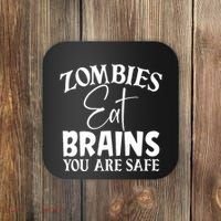 Zombies Brains Safe Coaster thumb 0