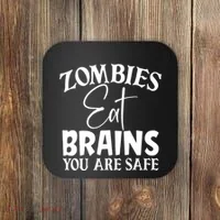 Zombies Brains Safe Coaster thumb 0