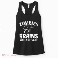 Zombies Brains Safe Women's Tank Top thumb 0