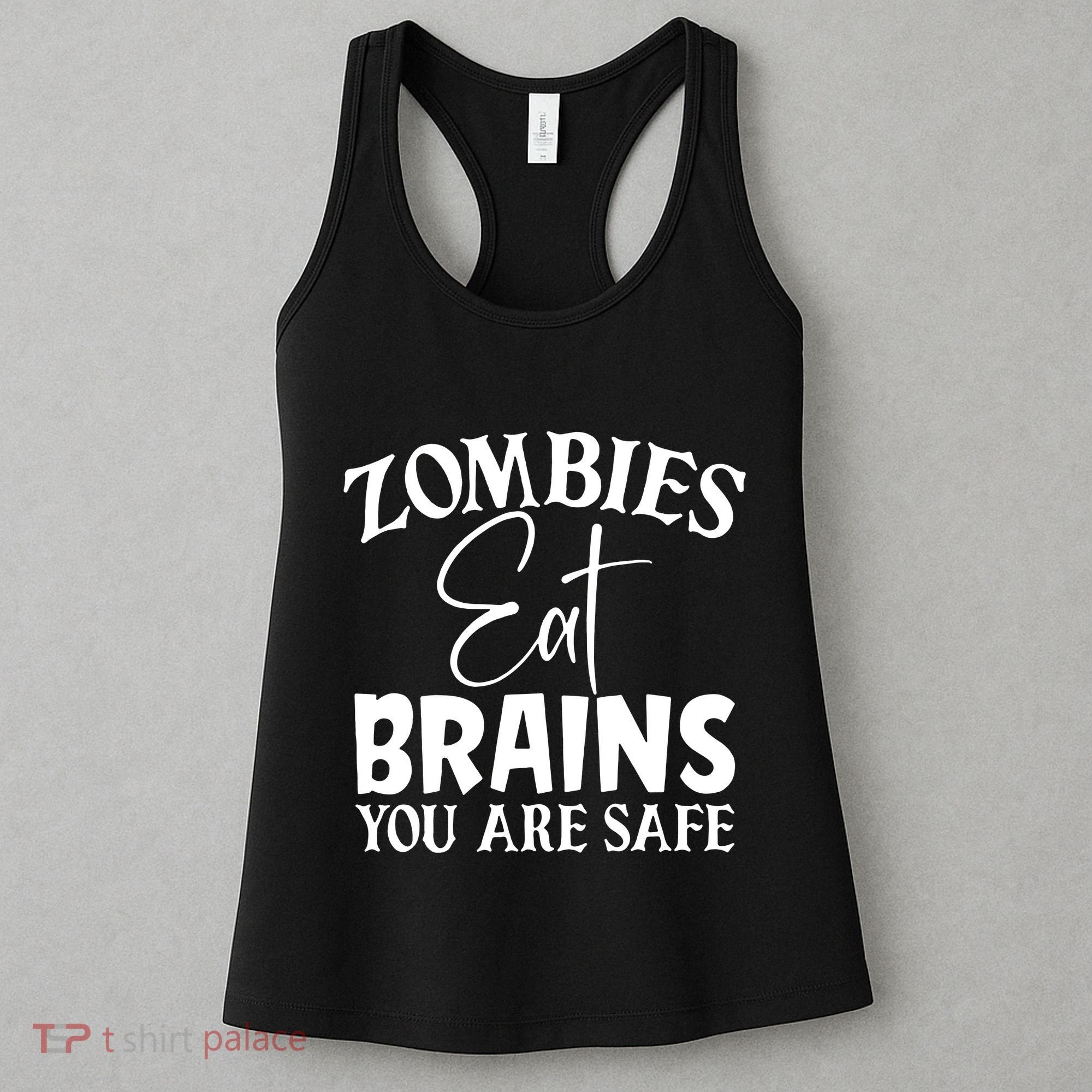 Zombies Brains Safe Women's Tank Top