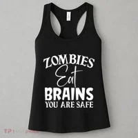 Zombies Brains Safe Women's Tank Top thumb 3