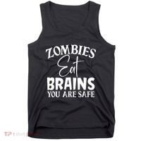 Zombies Brains Safe Tank Top thumb 0