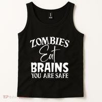 Zombies Brains Safe Tank Top thumb 2