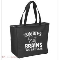 Zombies Brains Safe Tote Bag thumb 2