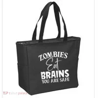Zombies Brains Safe Tote Bag thumb 2
