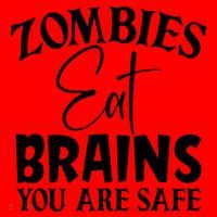 Zombies Brains Safe Santa Hat thumb 1