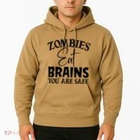 Zombies Brains Safe Hoodie thumb 2