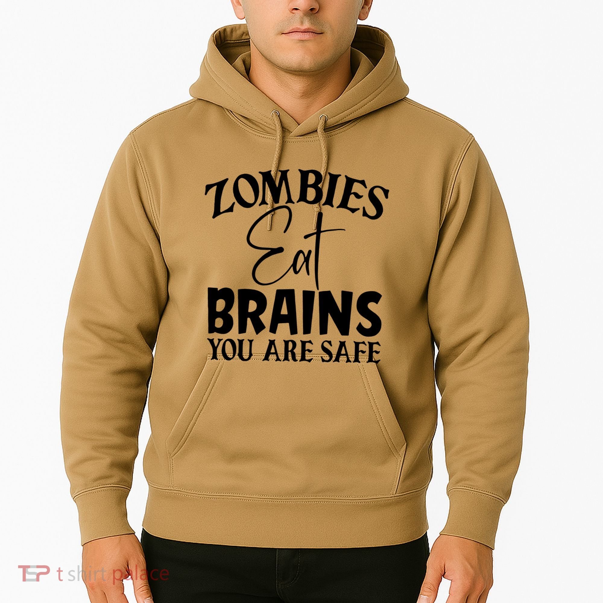 Zombies Brains Safe Hoodie