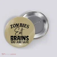 Zombies Brains Safe Button thumb 0