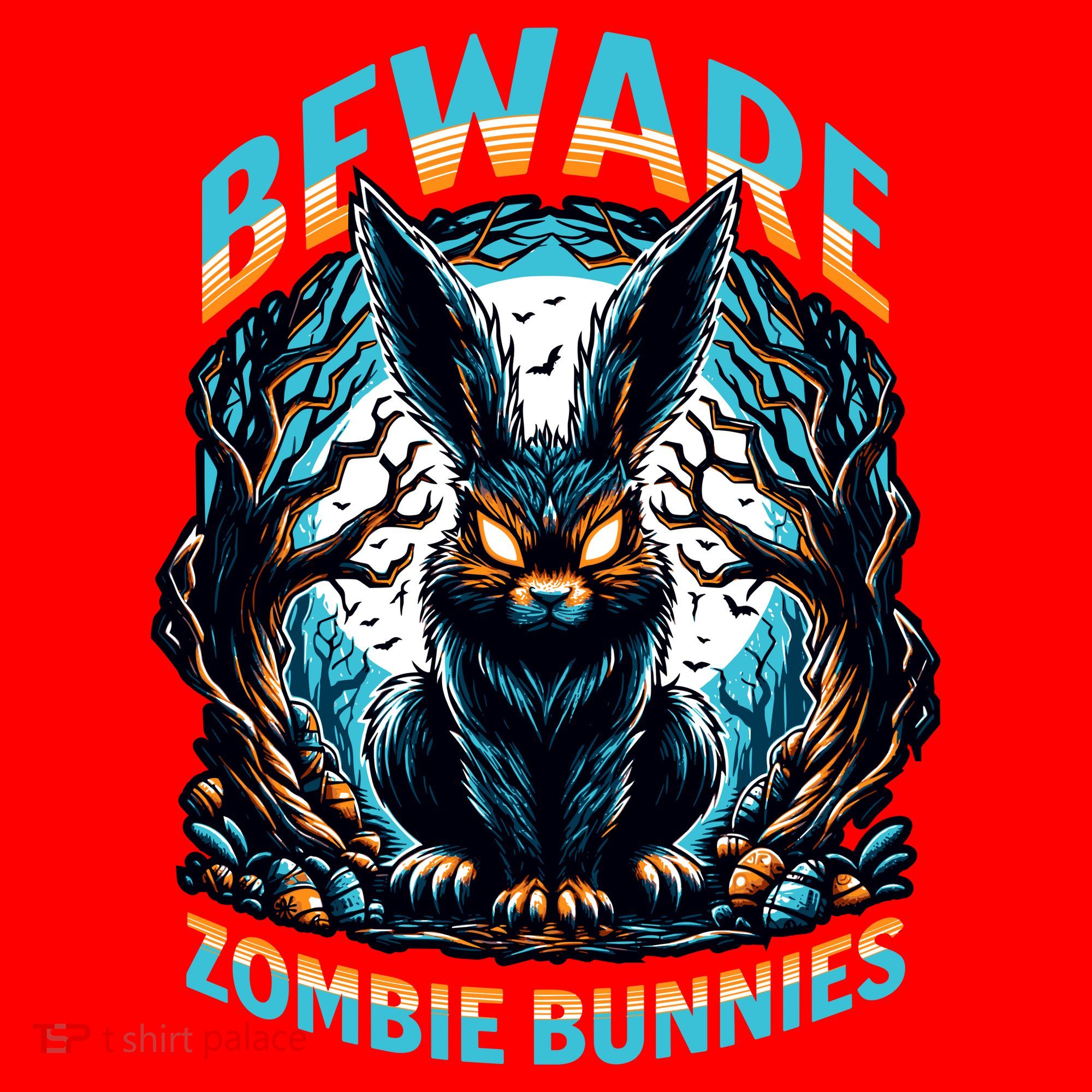 Zombie Bunnies Santa Hat