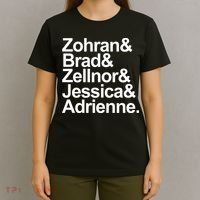 Zohran & Brad & Zellnor & Jessica & Adrienne T-Shirt thumb 4