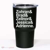 Zohran & Brad & Zellnor & Jessica & Adrienne Tumbler thumb 0