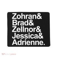 Zohran & Brad & Zellnor & Jessica & Adrienne Mousepad thumb 0