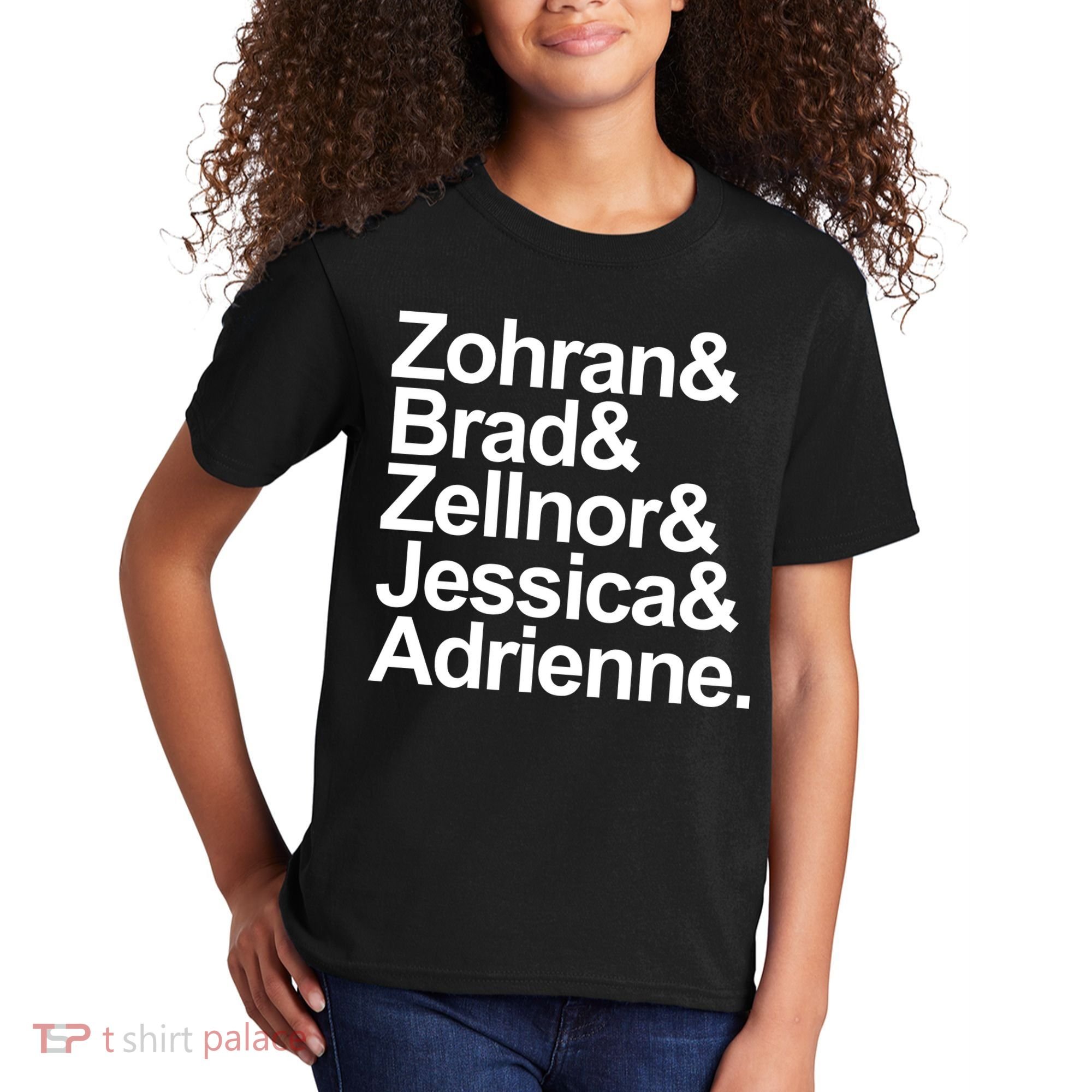 Zohran & Brad & Zellnor & Jessica & Adrienne Kids T-Shirt