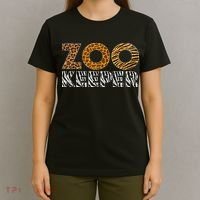 Zookeeper Costume African Animals Zebra Wild Print Savanna T-Shirt thumb 4
