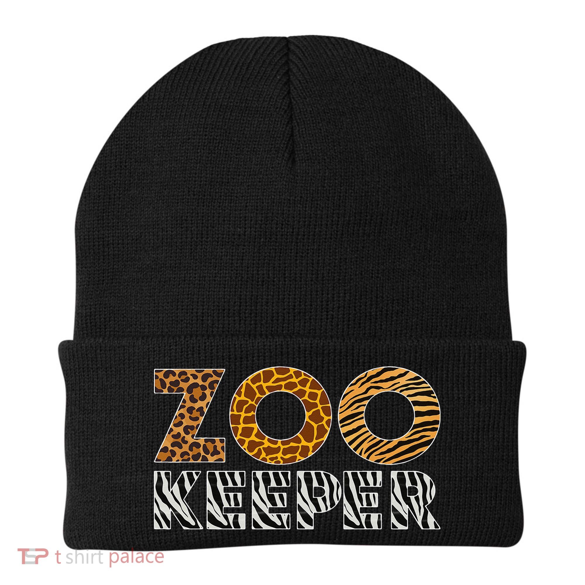 Zookeeper Costume African Animals Zebra Wild Print Savanna Beanie
