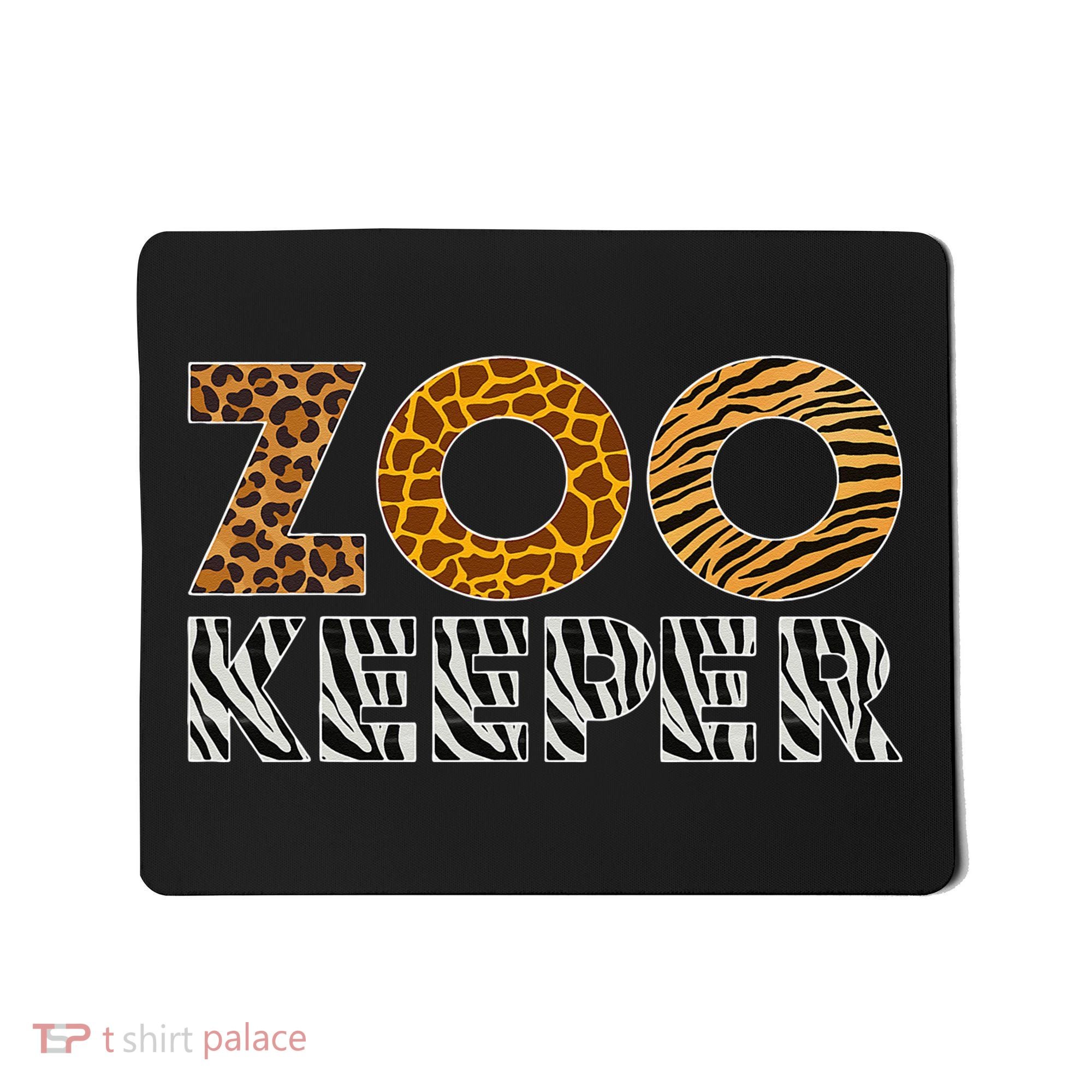 Zookeeper Costume African Animals Zebra Wild Print Savanna Mousepad