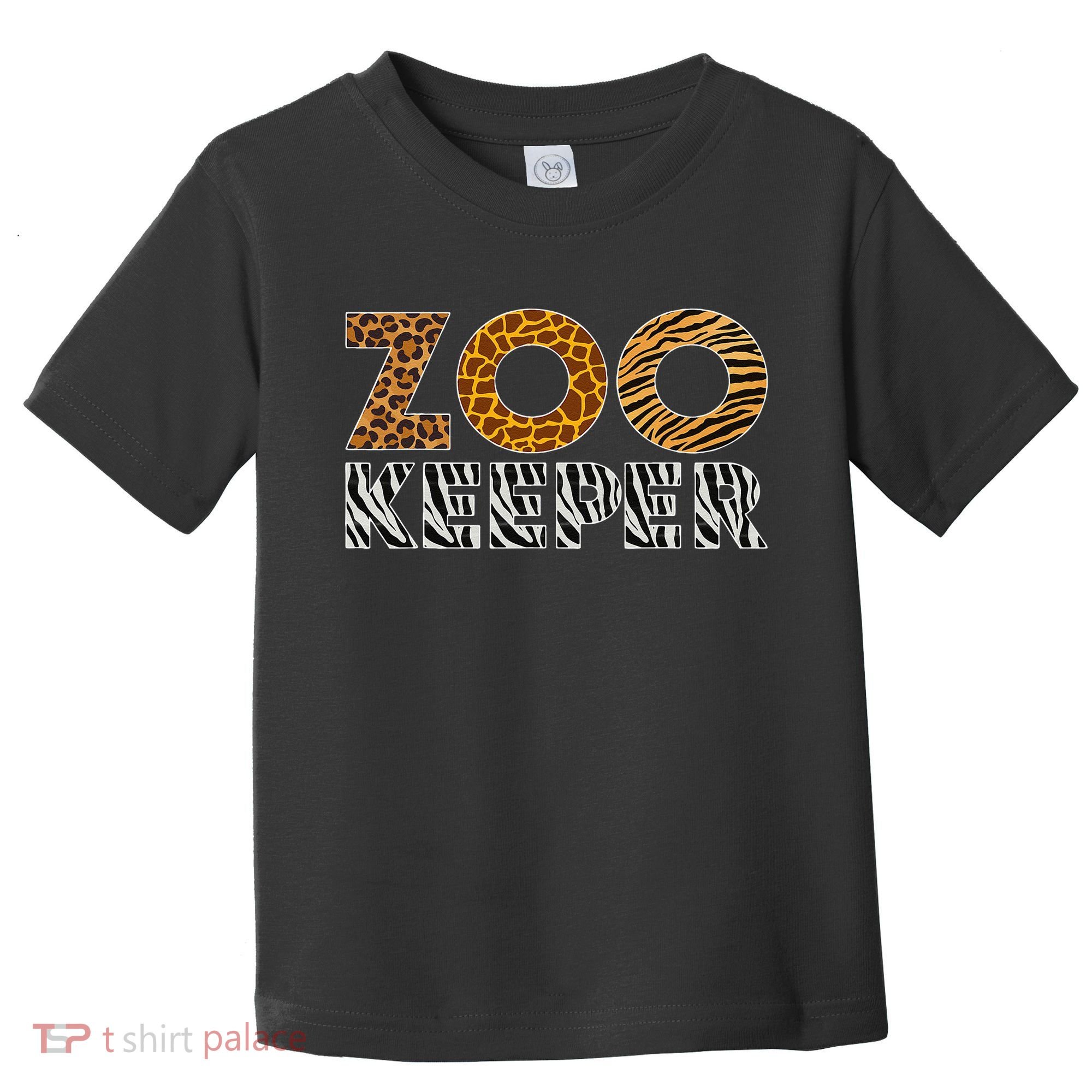 Zookeeper Costume African Animals Zebra Wild Print Savanna Toddler T-Shirt