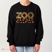 Zookeeper Costume African Animals Zebra Wild Print Women's Sweatshirt thumb 0