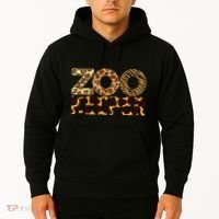 Zookeeper Costume African Animals Zebra Wild Print Hoodie thumb 2