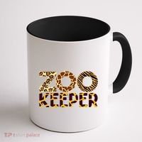 Zookeeper Costume African Animals Zebra Wild Print Coffee Mug thumb 1