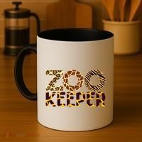 Zookeeper Costume African Animals Zebra Wild Print Coffee Mug thumb 4
