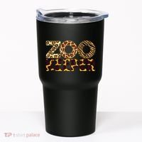Zookeeper Costume African Animals Zebra Wild Print Tumbler thumb 0