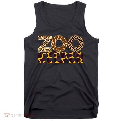 Zookeeper Costume African Animals Zebra Wild Print Tank Top