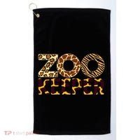 Zookeeper Costume African Animals Zebra Wild Print Golf Towel thumb 0
