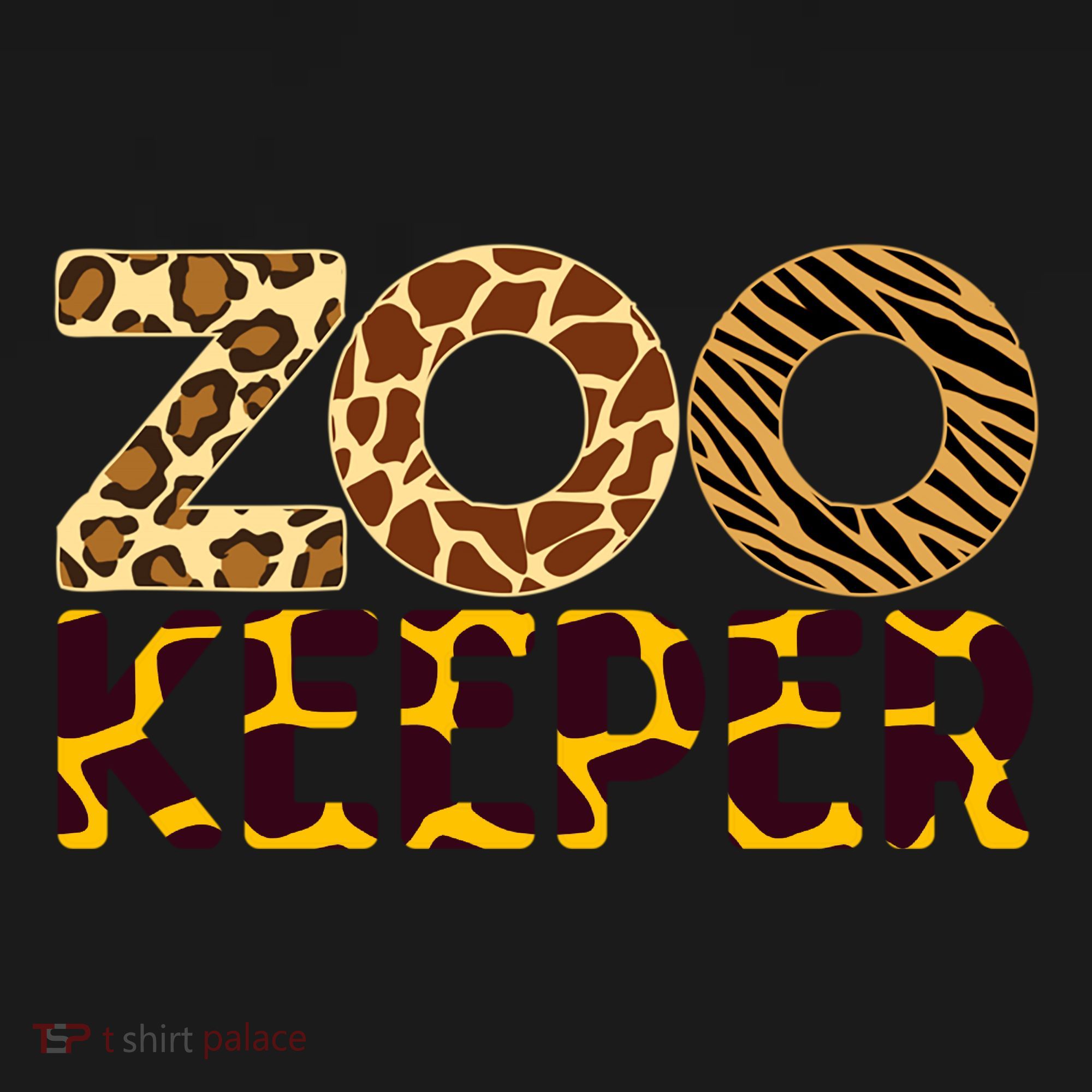 Zookeeper Costume African Animals Zebra Wild Print Toddler T-Shirt