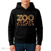 Zookeeper Costume African Animals Zebra Wild Print Kids Hoodie thumb 4