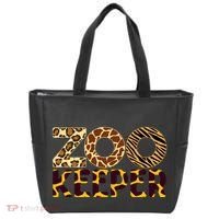 Zookeeper Costume African Animals Zebra Wild Print Tote Bag thumb 0