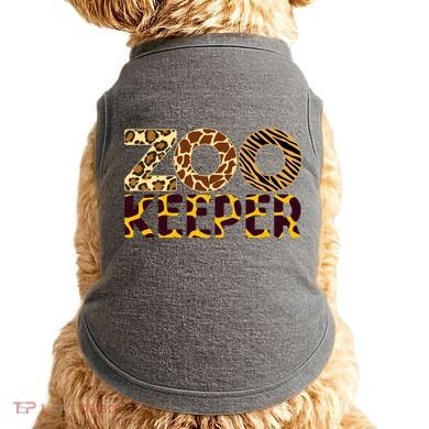 Zookeeper Costume African Animals Zebra Wild Print Doggie Tank