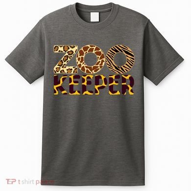 Zookeeper Costume African Animals Zebra Wild Print T-Shirt