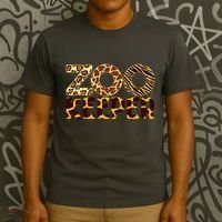 Zookeeper Costume African Animals Zebra Wild Print T-Shirt thumb 3