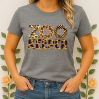 Zookeeper Costume African Animals Zebra Wild Print Women's T-Shirt thumb 2