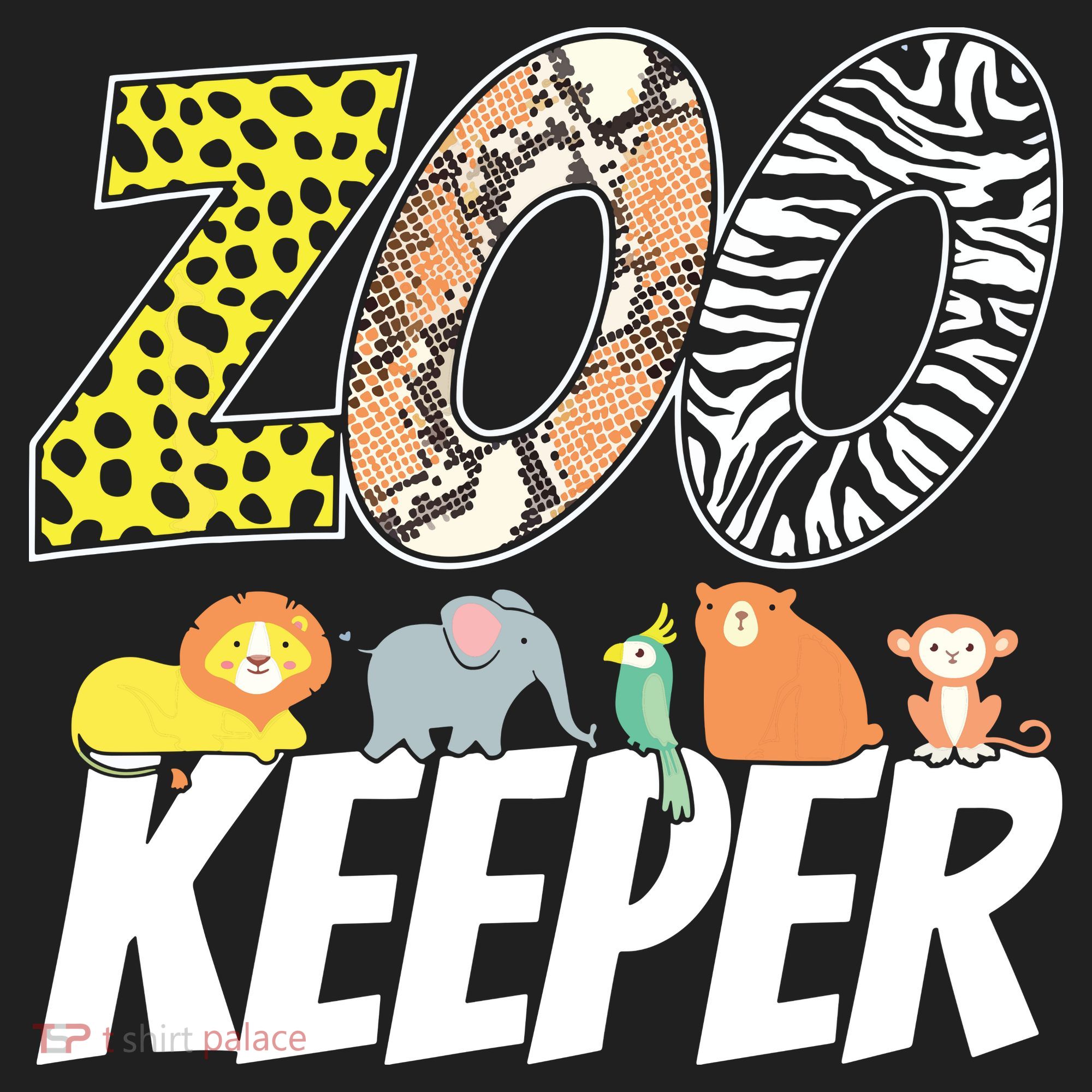 Zookeeper Costume African Savanna Zoo Keeper Animals Lover Comfort Colors Boxy T-Shirt