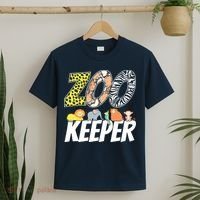 Zookeeper Costume African Savanna Zoo Keeper Animals Lover T-Shirt thumb 2