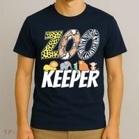 Zookeeper Costume African Savanna Zoo Keeper Animals Lover T-Shirt thumb 3