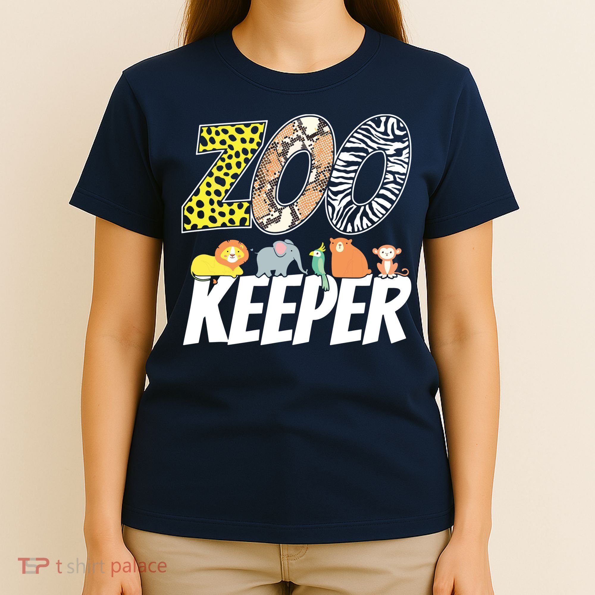 Zookeeper Costume African Savanna Zoo Keeper Animals Lover T-Shirt