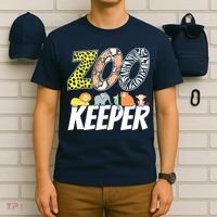 Zookeeper Costume African Savanna Zoo Keeper Animals Lover T-Shirt thumb 6