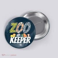 Zookeeper Costume African Savanna Zoo Keeper Animals Lover Button thumb 0