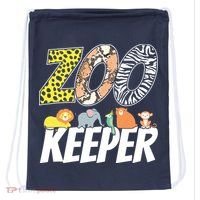 Zookeeper Costume African Savanna Zoo Keeper Animals Lover Drawstring Bag thumb 0