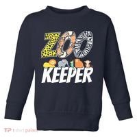 Zookeeper Costume African Savanna Zoo Keeper Animals Lover Toddler Sweatshirt thumb 0