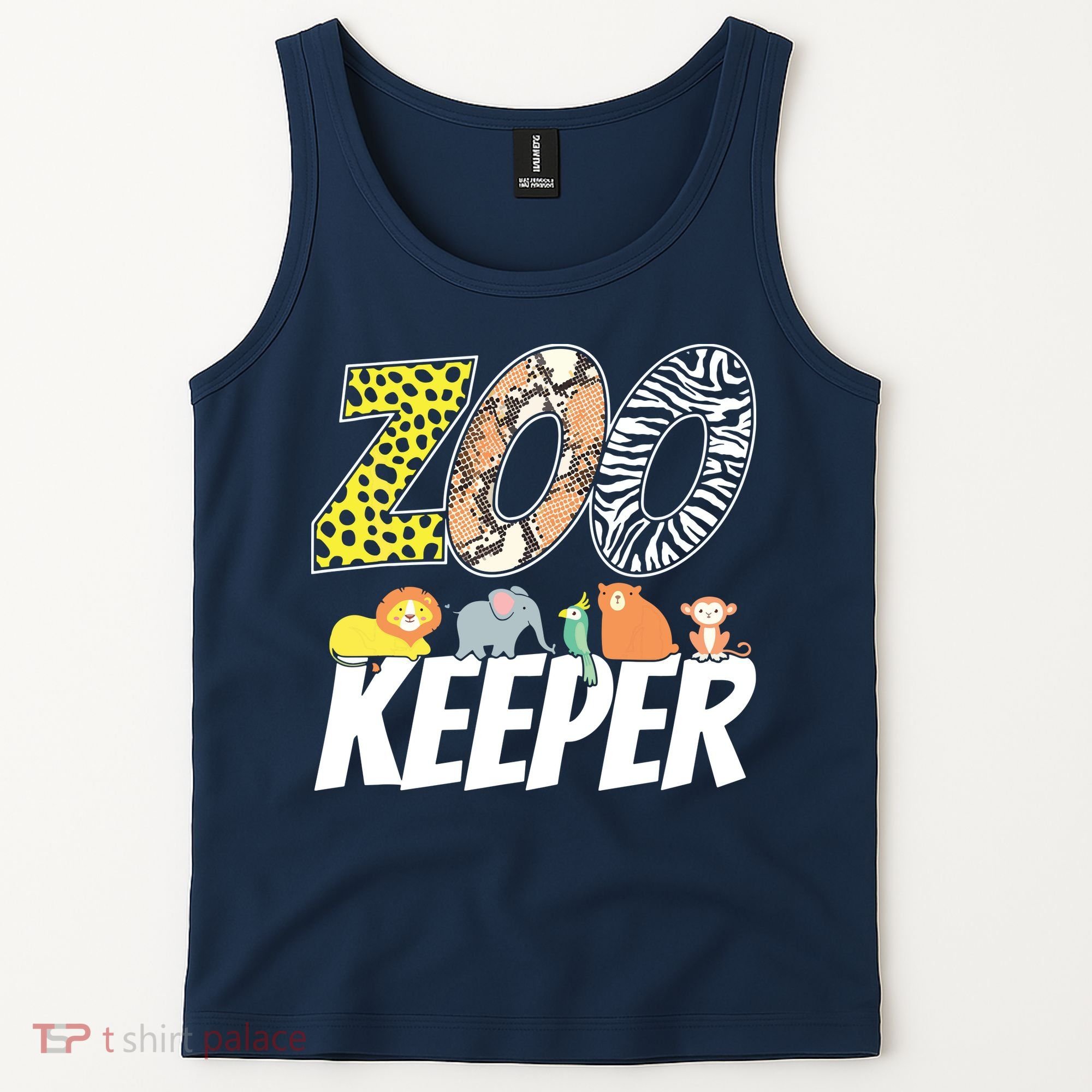 Zookeeper Costume African Savanna Zoo Keeper Animals Lover Tank Top