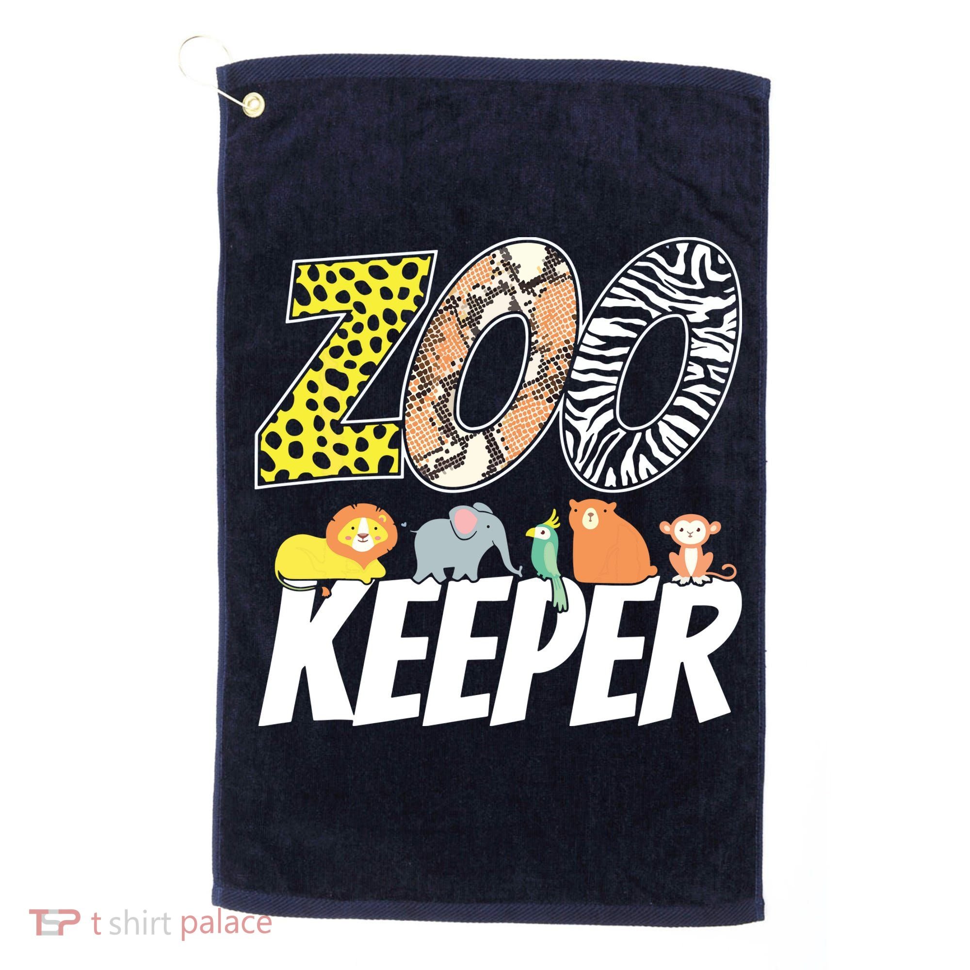 Zookeeper Costume African Savanna Zoo Keeper Animals Lover Golf Towel