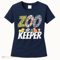 Zookeeper Costume African Savanna Zoo Keeper Animals Lover Women's T-Shirt thumb 0